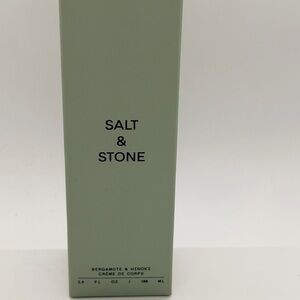 NWT Salt & Stone Bergamot & Hinoki Body Cream 3.4 oz